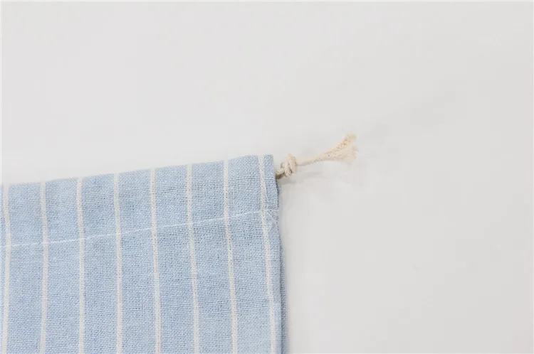 Package Pocket Storage Organizer Bag Cotton Fabric Drawstring Cosmetic Towel Cloth Stroage Bags Toiletry Bag Case