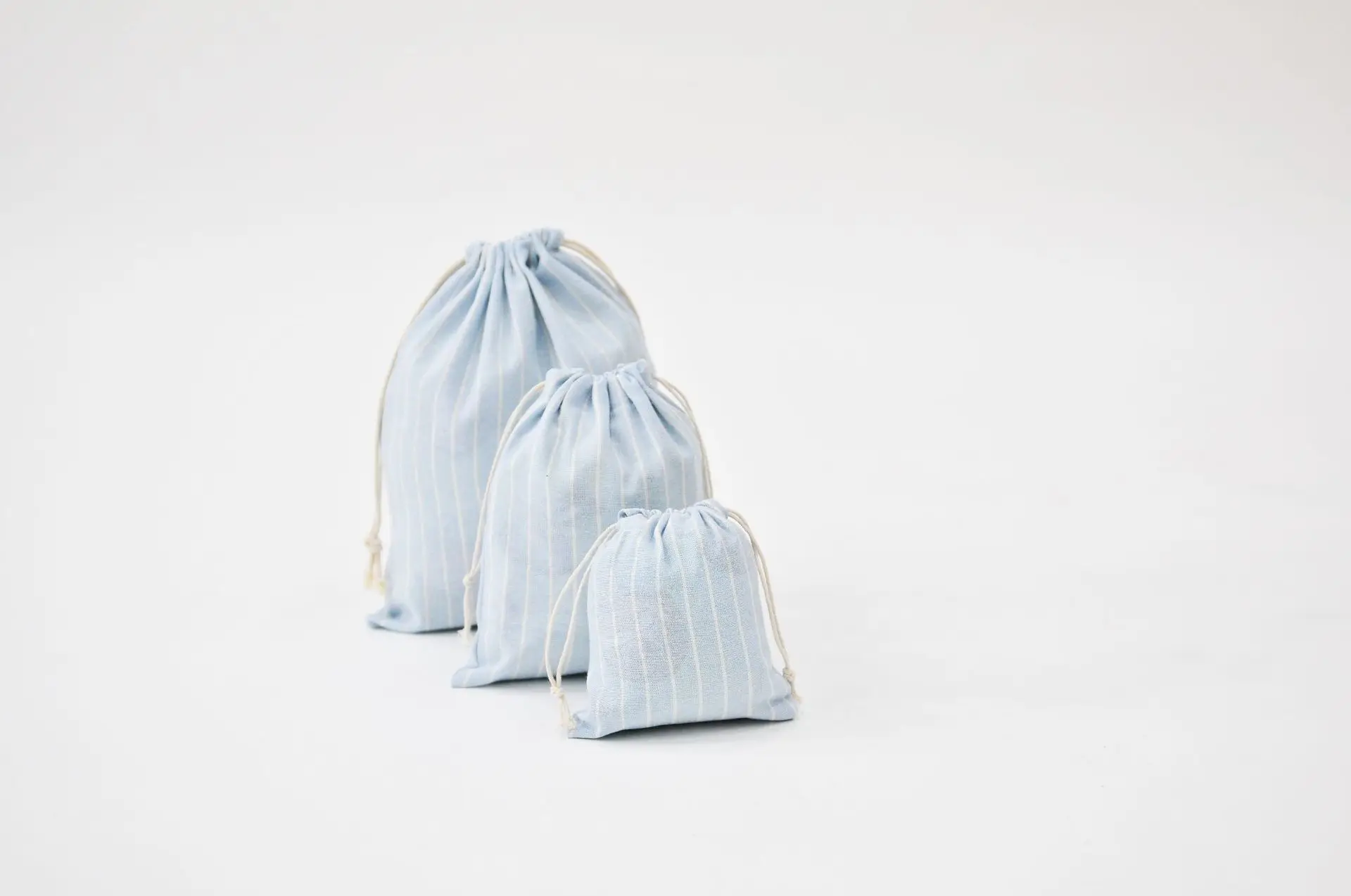 Package Pocket Storage Organizer Bag Cotton Fabric Drawstring Cosmetic Towel Cloth Stroage Bags Toiletry Bag Case