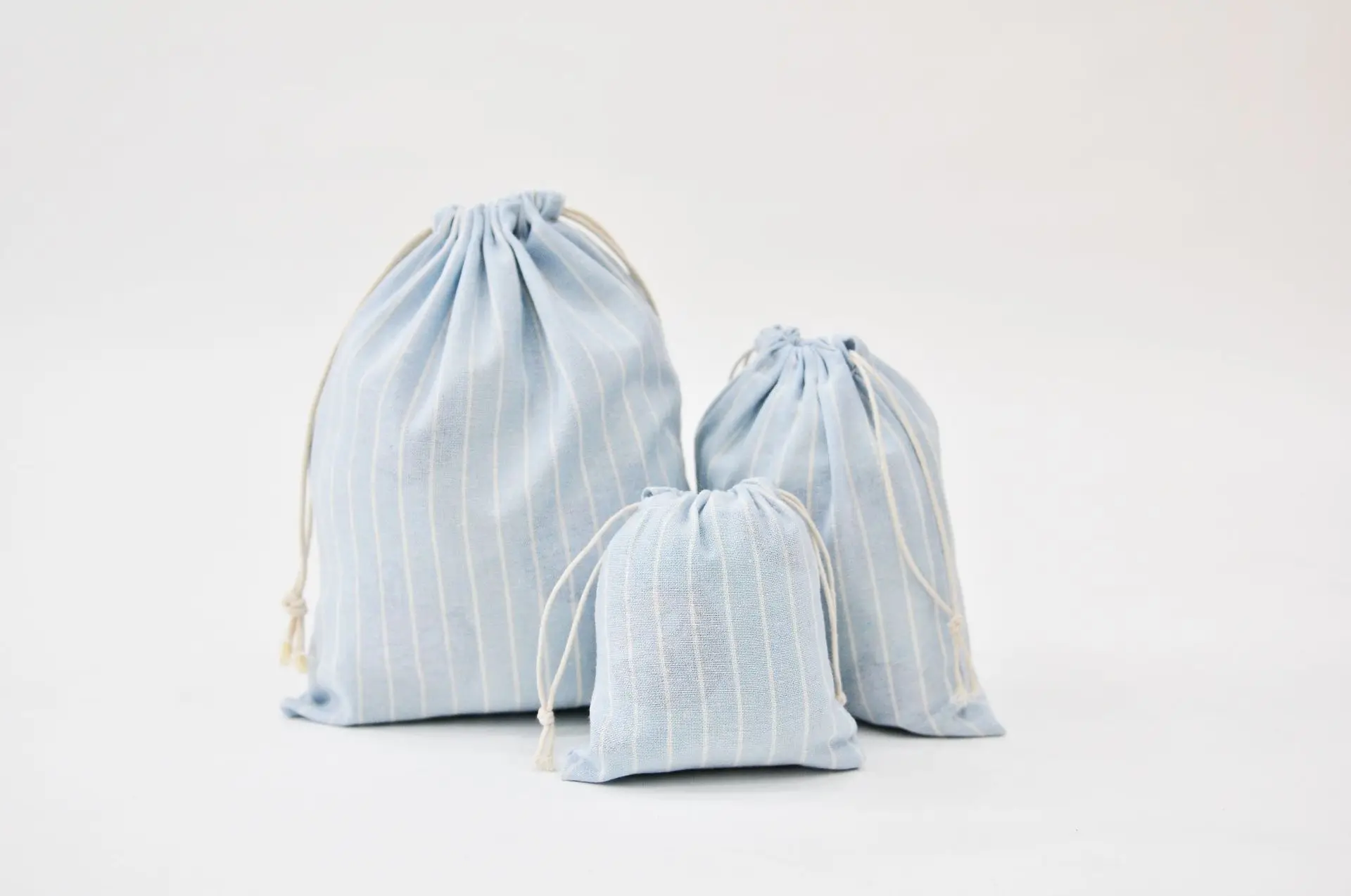 Package Pocket Storage Organizer Bag Cotton Fabric Drawstring Cosmetic Towel Cloth Stroage Bags Toiletry Bag Case