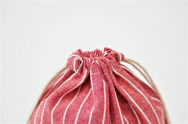 Package Pocket Storage Organizer Bag Cotton Fabric Drawstring Cosmetic Towel Cloth Stroage Bags Toiletry Bag Case