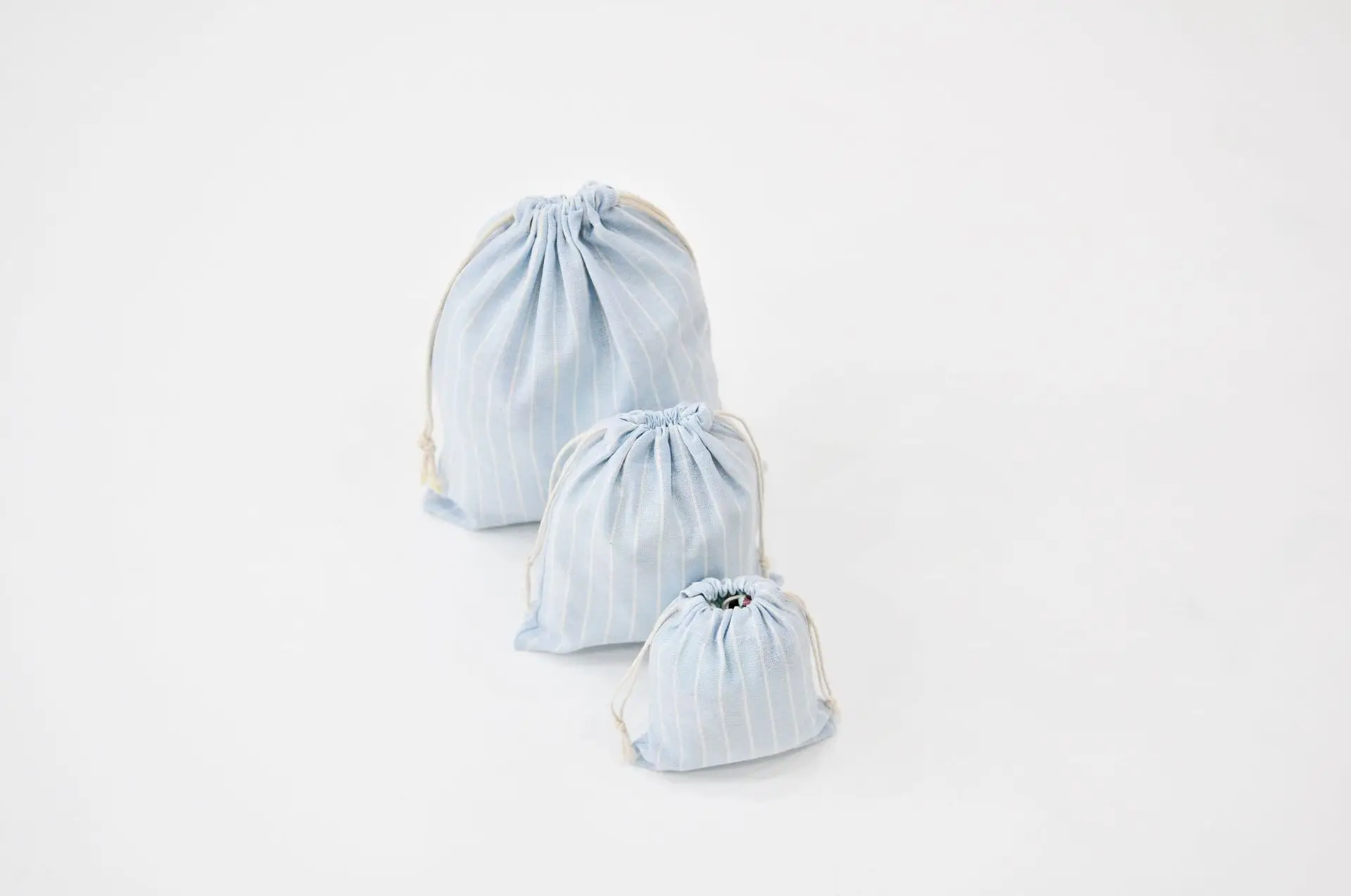 Package Pocket Storage Organizer Bag Cotton Fabric Drawstring Cosmetic Towel Cloth Stroage Bags Toiletry Bag Case