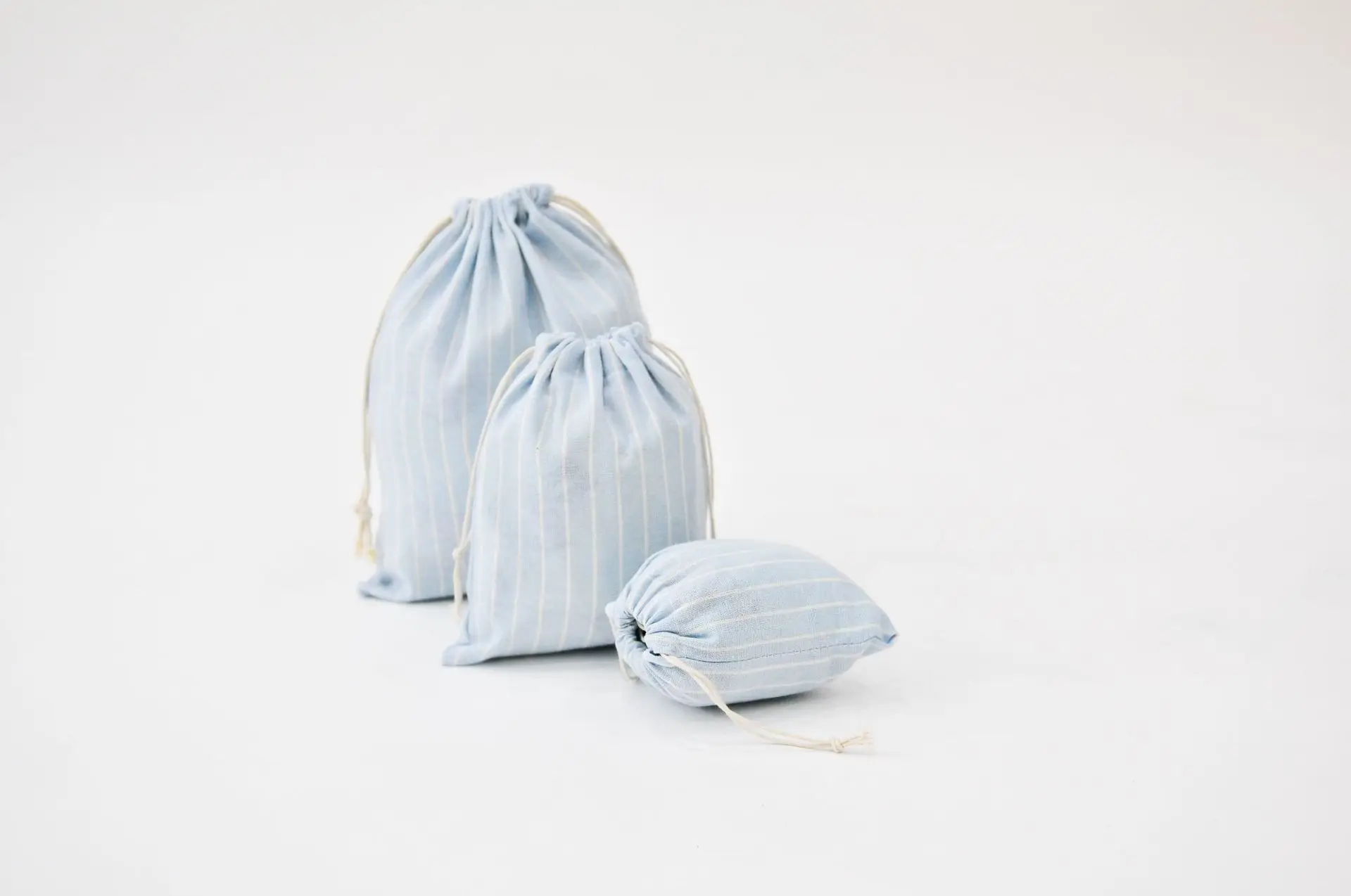 Package Pocket Storage Organizer Bag Cotton Fabric Drawstring Cosmetic Towel Cloth Stroage Bags Toiletry Bag Case