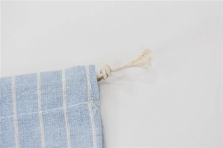 Package Pocket Storage Organizer Bag Cotton Fabric Drawstring Cosmetic Towel Cloth Stroage Bags Toiletry Bag Case