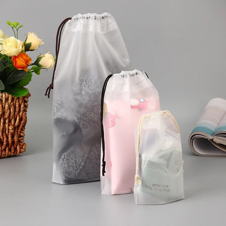 Drawstring Swimming Bags Transparent Beach Storage Bag Waterproof Dry Clothes Family Outdoor Travel Portable Accessories
