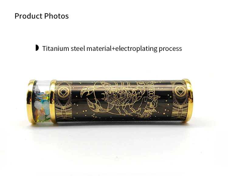 MORLENS 12 Constellation Kaleidoscope With Crystals and Healing Stones  Handmade Customized Birthday Gift Toy For Man Woman