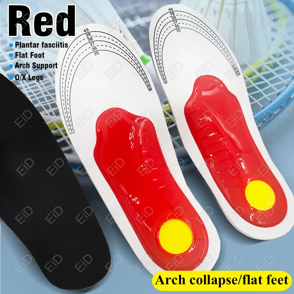 Premium Orthotic Gel Insoles Orthopedic Flat Foot Health Sole Pad For Shoes Insert Arch Support Pad For Plantar fasciitis Unisex