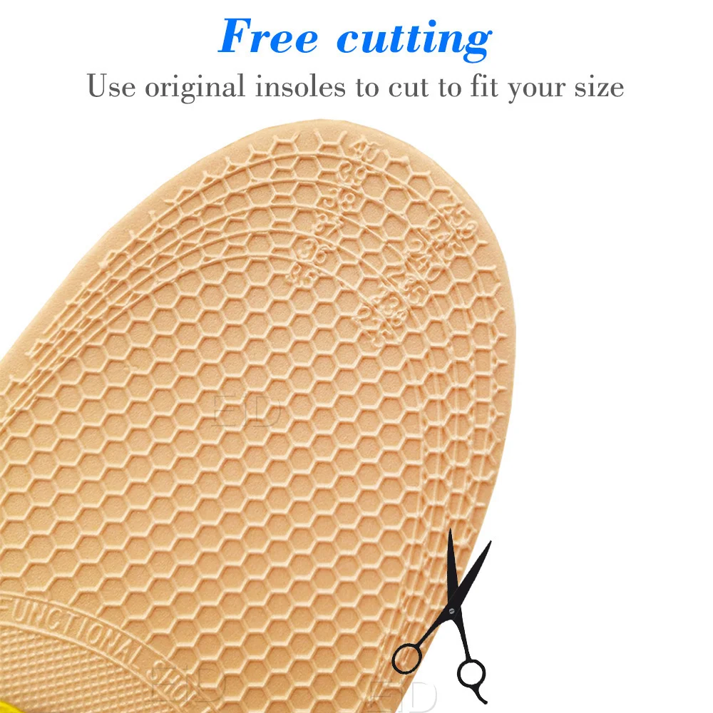 Premium Orthotic Gel Insoles Orthopedic Flat Foot Health Sole Pad For Shoes Insert Arch Support Pad For Plantar fasciitis Unisex