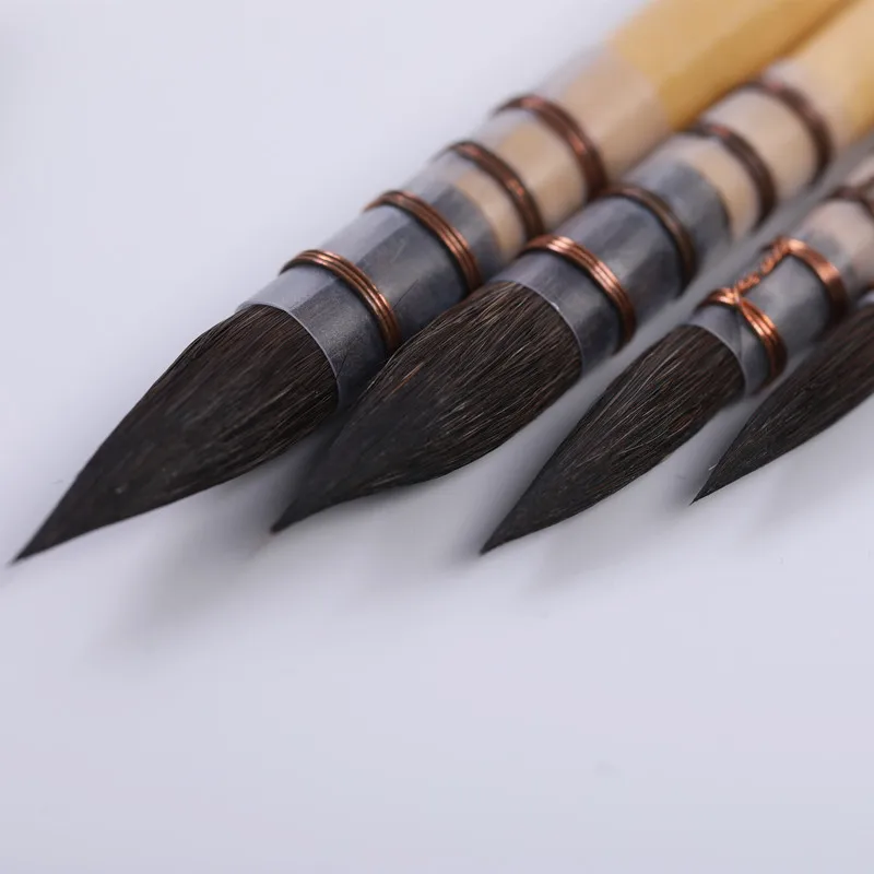 ArtSecret Stationery 20RQ Pure Squirrel Hair Paint Artistic Art Supplies Brushes For Watercolor Drawing
