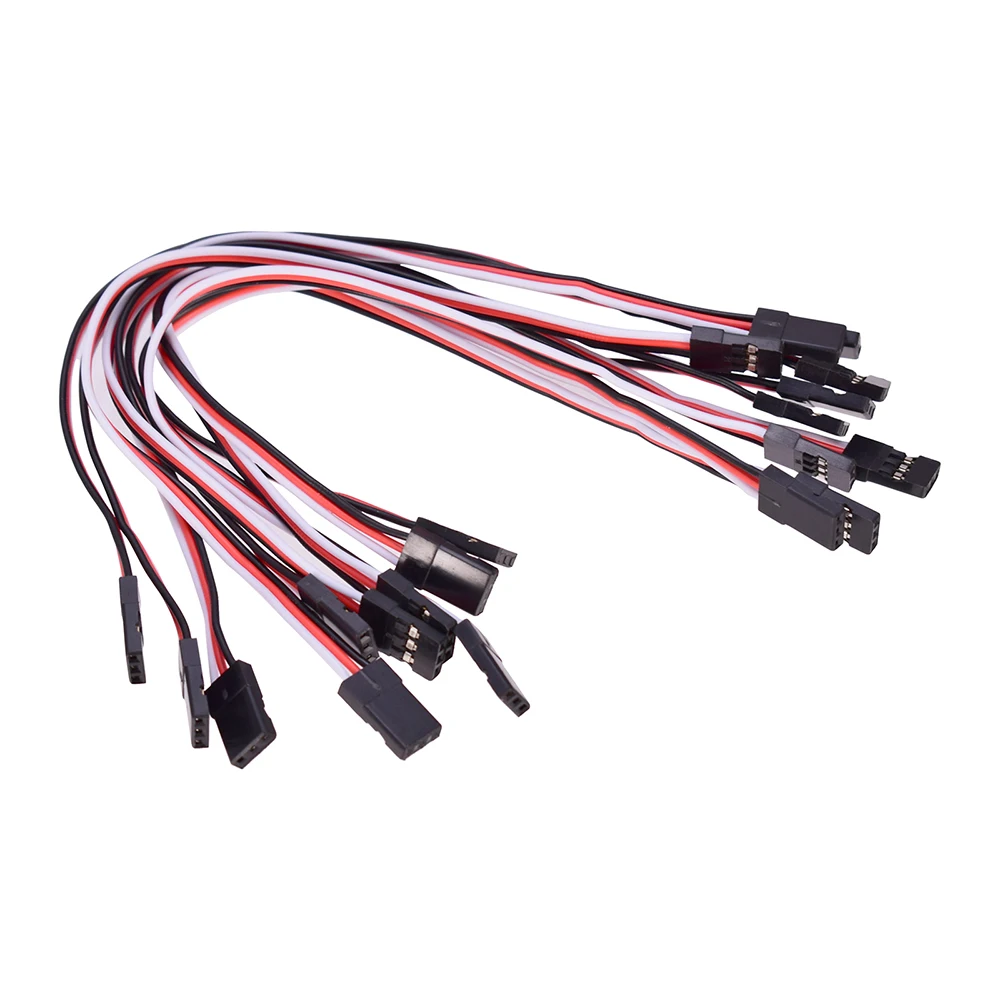 100mm 150mm 200mm 300mm 500mm Servo Extension Cable Servo Wire For RC Futaba JR Male to Female Servo Wire Connector