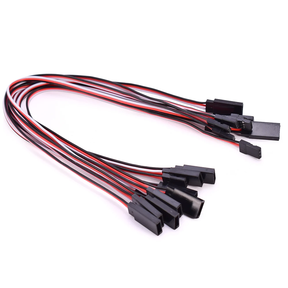 100mm 150mm 200mm 300mm 500mm Servo Extension Cable Servo Wire For RC Futaba JR Male to Female Servo Wire Connector