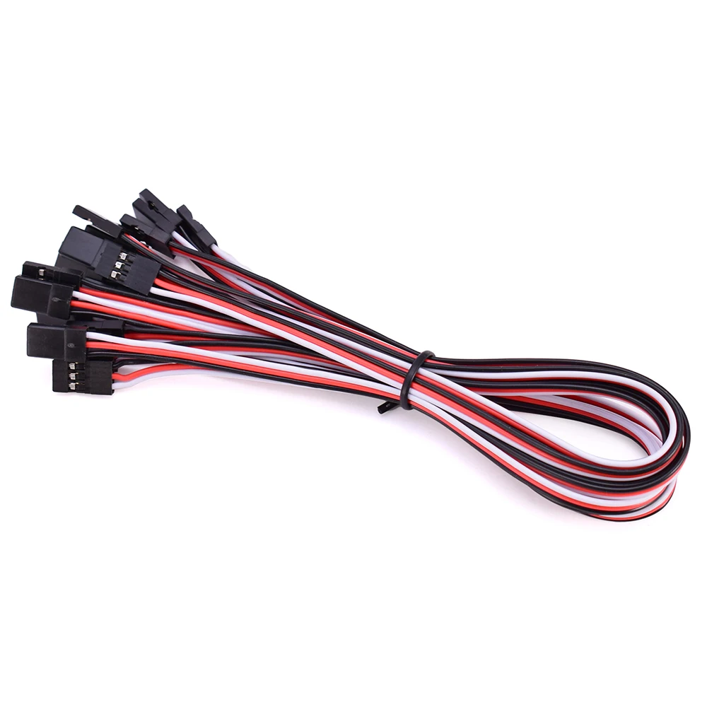 100mm 150mm 200mm 300mm 500mm Servo Extension Cable Servo Wire For RC Futaba JR Male to Female Servo Wire Connector