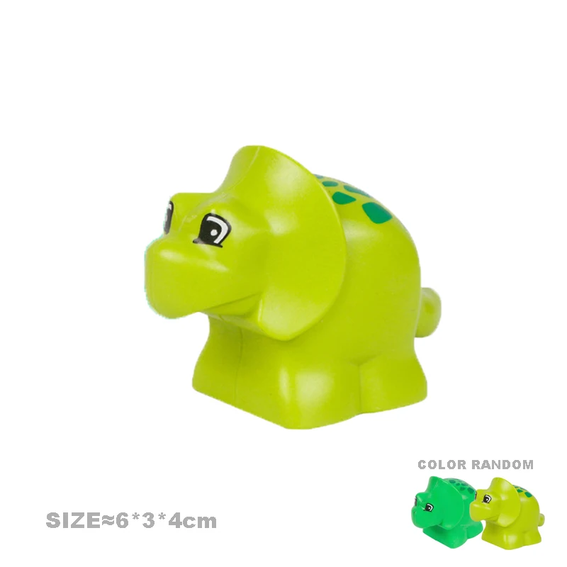Big Size Building Blocks Accessories Shark Penguin Whale Dinosaur Compatible bricks Animals Interactive Educational Toys for Kid