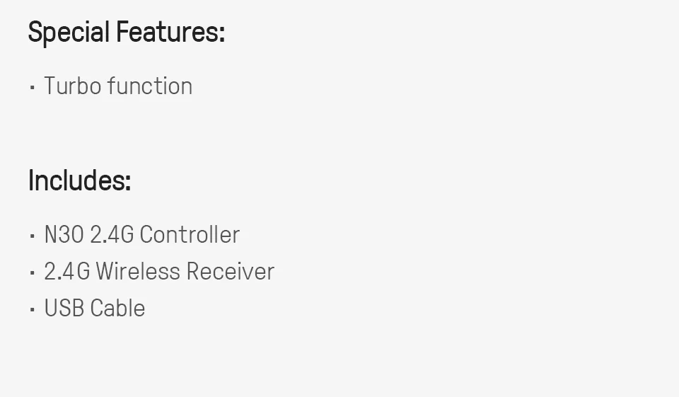 8BitDo N30 2.4G Wireless Gamepad for Original NES