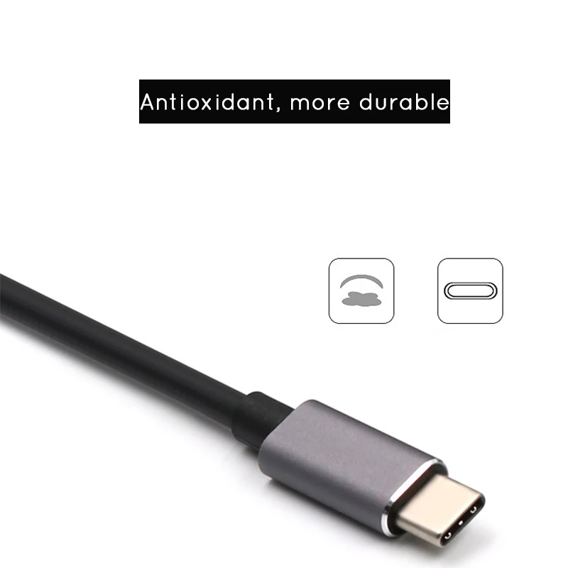 USB-C to RJ45 HDTV 4K USB 3.0 Type C 5 Port Hub Gigabit Ethernet 100/1000M Lan for Macbook Pro Air Thunderbolt 3 USB-C Charger