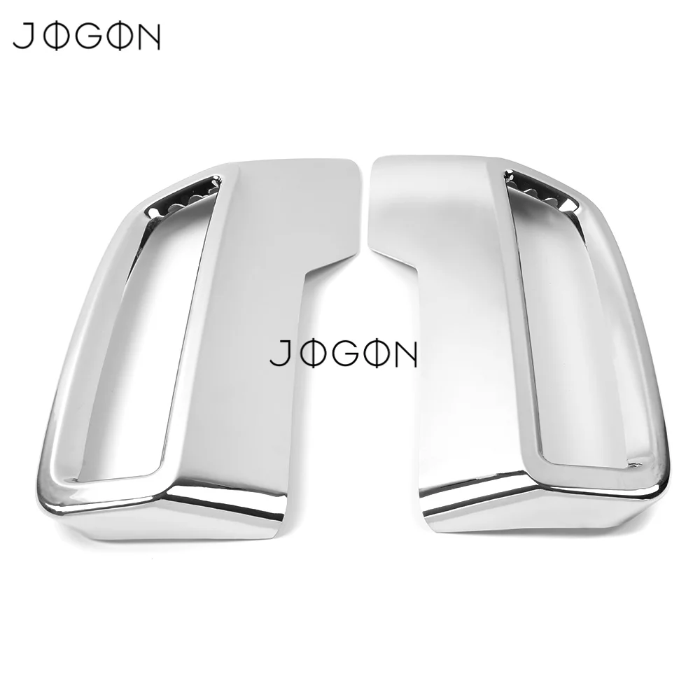 2PCS Chrome Car Rear Exhaust Cover For Peugeot 3008 5008 T87 2017 2018 2019 End Pipe Car Exterior Decoration Trim Accessories