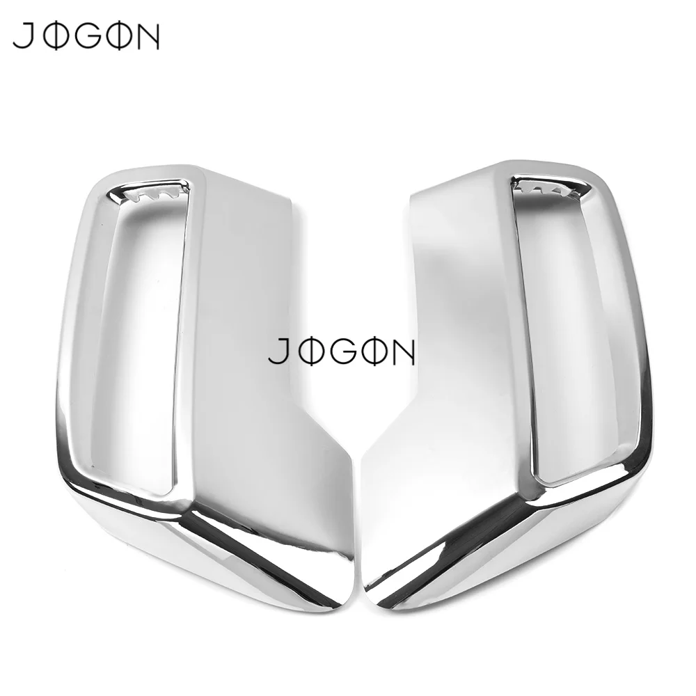 2PCS Chrome Car Rear Exhaust Cover For Peugeot 3008 5008 T87 2017 2018 2019 End Pipe Car Exterior Decoration Trim Accessories