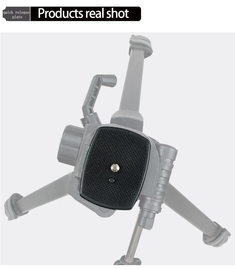 BEXIN Quick Release Plate Camera Plate Tripod Head Plate Adapter With 1/4 Screw For Yunteng Velbon 690 590 600 Camera Tripod