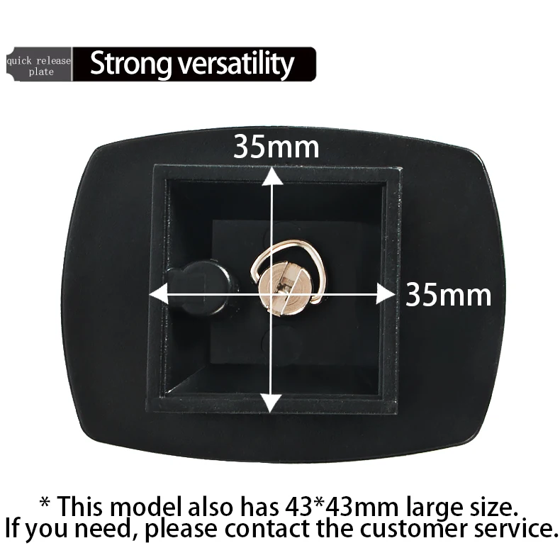 BEXIN Quick Release Plate Camera Plate Tripod Head Plate Adapter With 1/4 Screw For Yunteng Velbon 690 590 600 Camera Tripod