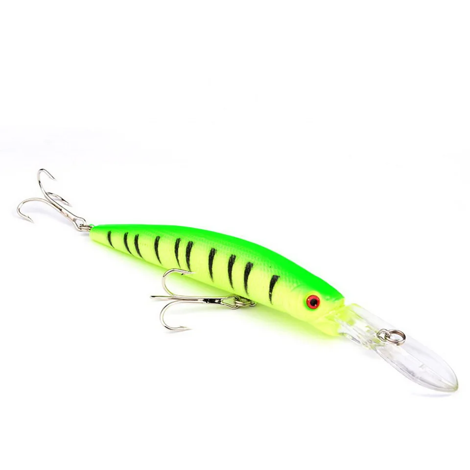 Minnow Fishing Lures Wobbler  Hard Bait 145mm 15.5g With 6# Hooks Sea Fishing Crankbait Stripe Jerkbait Bwobblers For Pike Perch