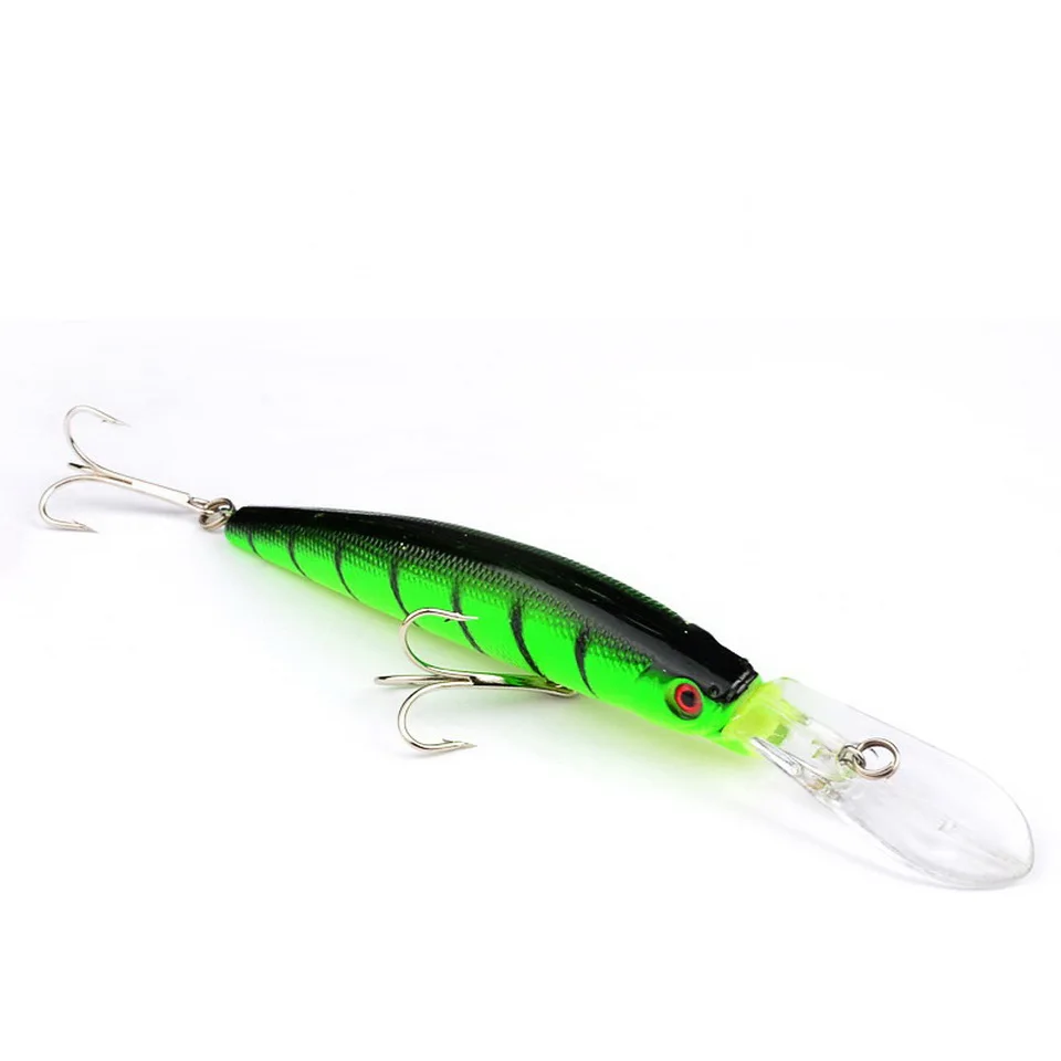 Minnow Fishing Lures Wobbler  Hard Bait 145mm 15.5g With 6# Hooks Sea Fishing Crankbait Stripe Jerkbait Bwobblers For Pike Perch
