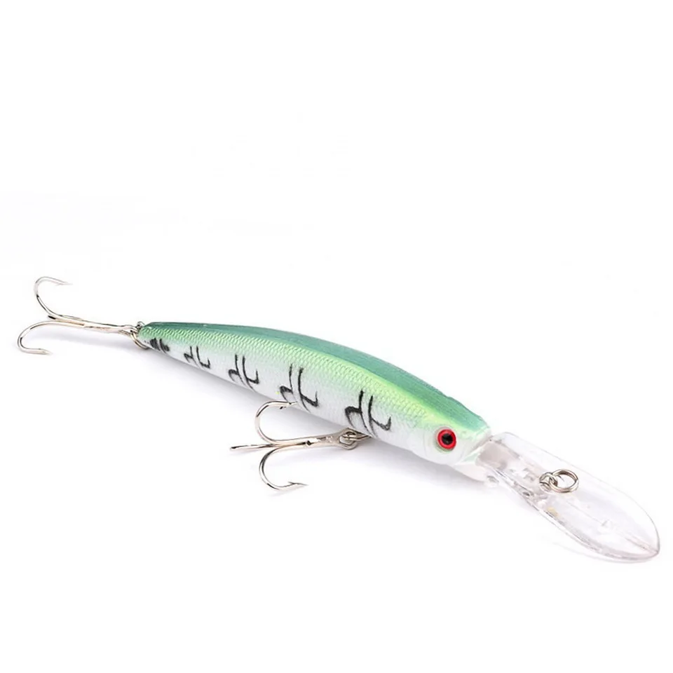 Minnow Fishing Lures Wobbler  Hard Bait 145mm 15.5g With 6# Hooks Sea Fishing Crankbait Stripe Jerkbait Bwobblers For Pike Perch