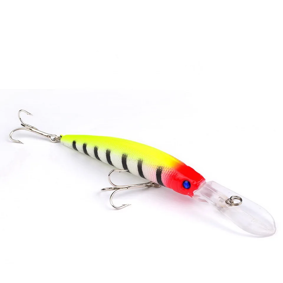 Minnow Fishing Lures Wobbler  Hard Bait 145mm 15.5g With 6# Hooks Sea Fishing Crankbait Stripe Jerkbait Bwobblers For Pike Perch