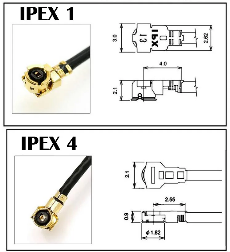 5pcs/2Pcs IPX UFL to SMA Extension Pigtail Cable SMA Female to IPX RF Adapter Cable 1.13mm IPX to SMA Female Extension Cable