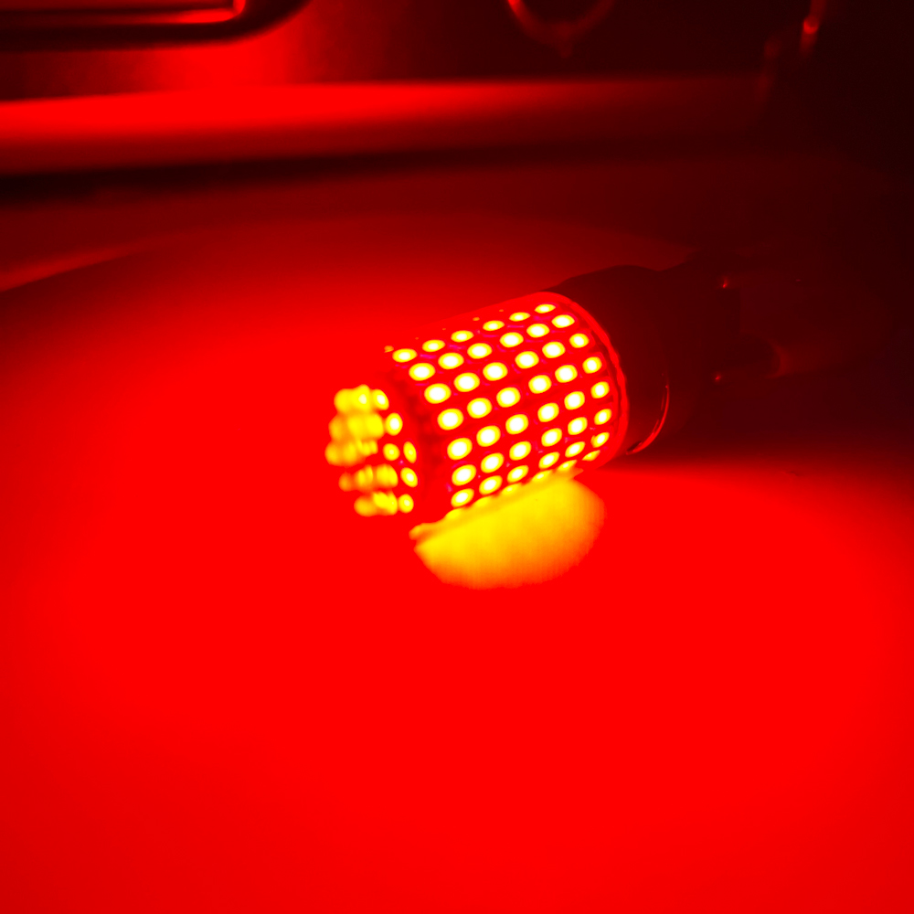 2pcs 1156 BA15S P21W BAU15S PY21W 7440 W21W P21/5W 1157 BAY15D 7443 3157 LED Bulbs 144smd Lamp Reverse Turn Signal Light 12V