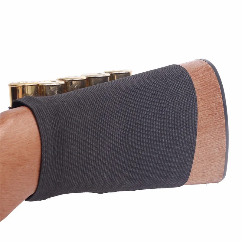 Tactical Hunting Hook Loop 6 Rounds Shell Holder Shotshell Insert Card Strip With Adhesive Back For 12 Gauge