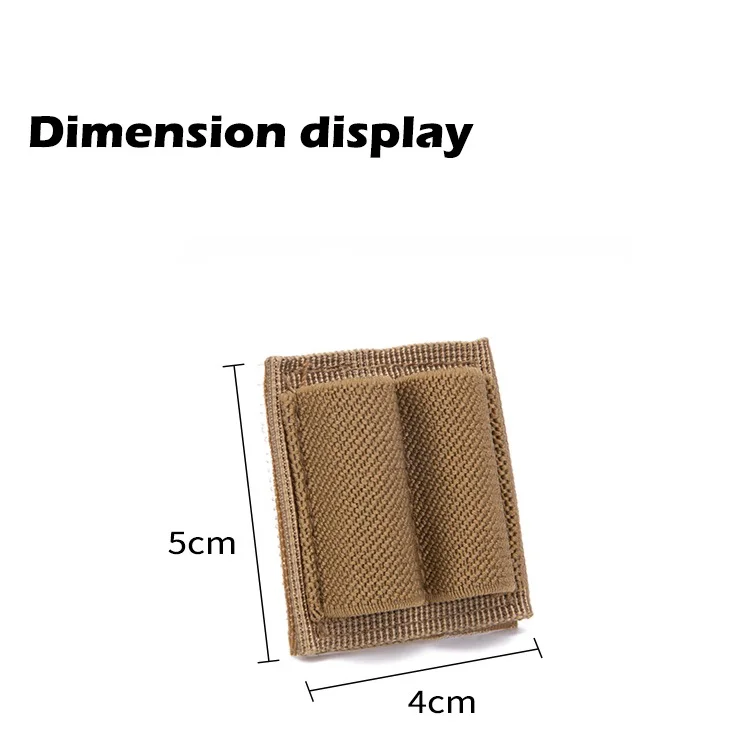 Tactical Hunting Hook Loop 6 Rounds Shell Holder Shotshell Insert Card Strip With Adhesive Back For 12 Gauge