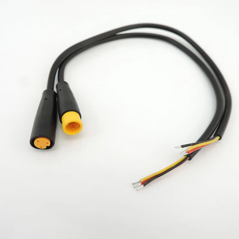 M8 2 3 4 5 6 Pin DC Electric Bicycle Butt Joint Plug waterproof female male Connector Wiring Scooter Brake Cable Signal 20CM