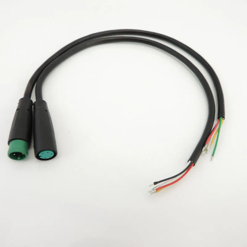 M8 2 3 4 5 6 Pin DC Electric Bicycle Butt Joint Plug waterproof female male Connector Wiring Scooter Brake Cable Signal 20CM