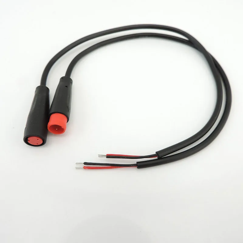M8 2 3 4 5 6 Pin DC Electric Bicycle Butt Joint Plug waterproof female male Connector Wiring Scooter Brake Cable Signal 20CM