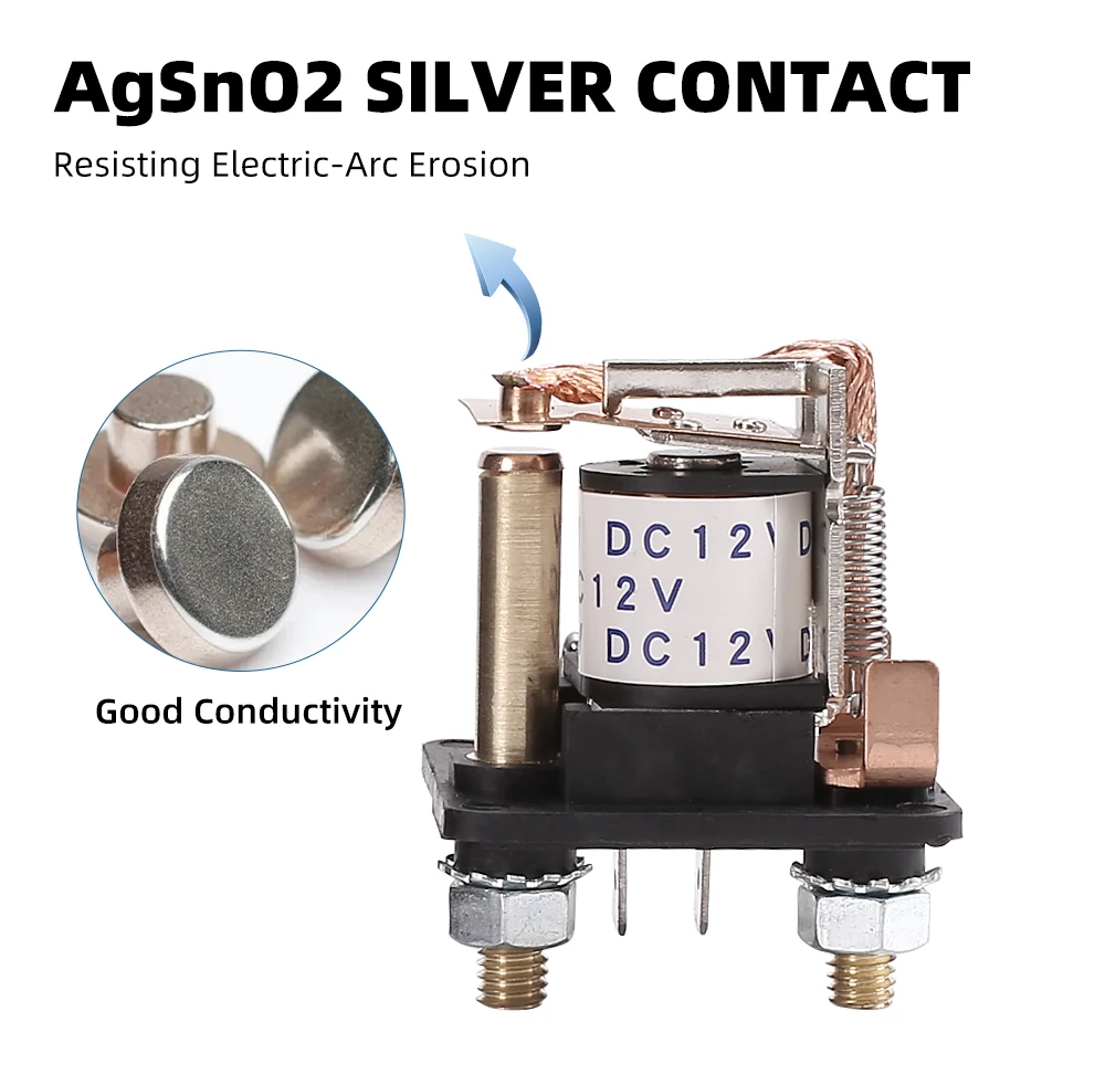 High Current Relay Starting relay 200A 120A 100A 12V 24V Power Automotive Heavy Current Start relay Car relay Truck Motor