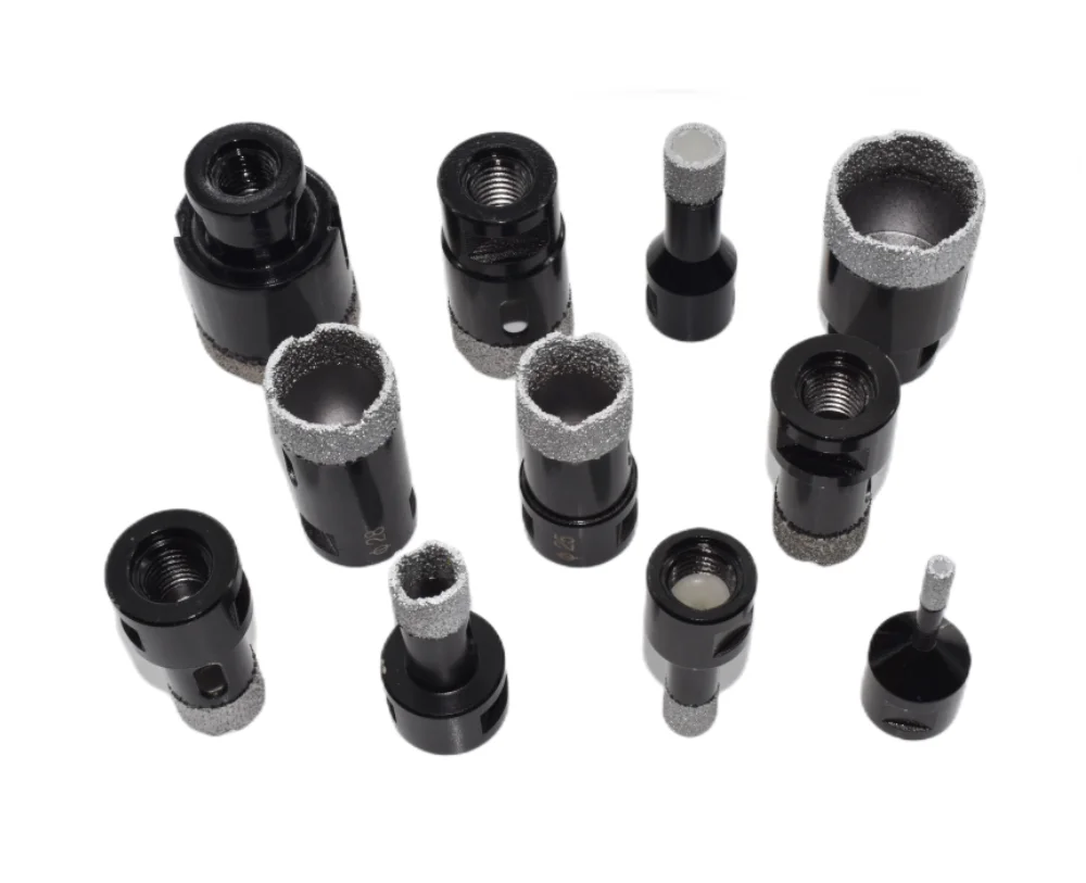 1pc Dry Diamond Porcelain Drilling Core Bits Ceramic Tile Hole Saw Cutter Granite Marble Drill Bits with M14 Thread Opener