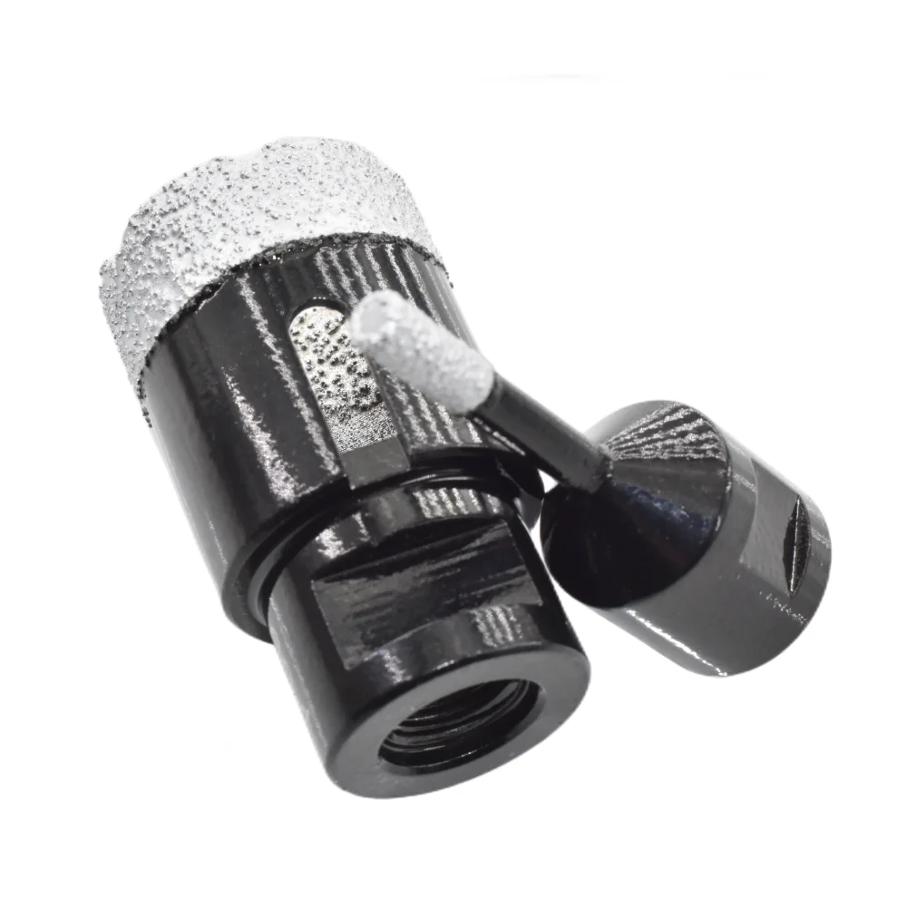 1pc Dry Diamond Porcelain Drilling Core Bits Ceramic Tile Hole Saw Cutter Granite Marble Drill Bits with M14 Thread Opener