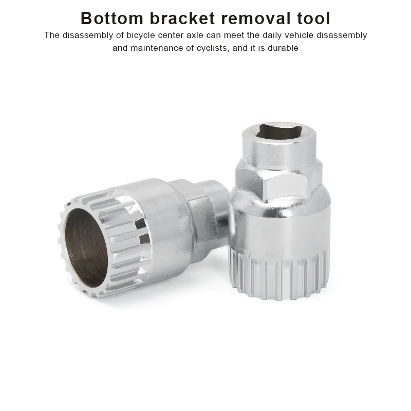 Bicycle Bottom Bracket Removal Socket Cycling Crank Pedal Puller Remover Repair Extractor Bike Universal Removing Tools Parts