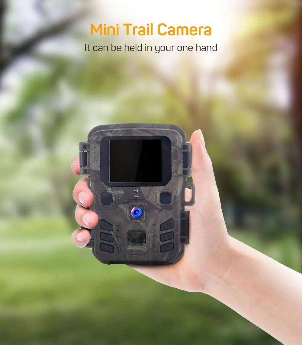 Suntekcam 20MP 1080P Wireless Hunting Camera Trail Outdoor Night Vision Waterproof IP65 Photo Trap Mini301 for Wildlife