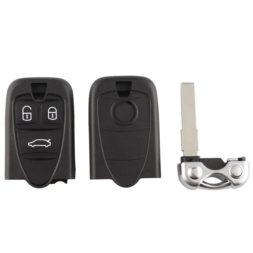 YIQIXIN 3 Button Remote Key Replacement For Alfa Romeo 159 Brera 156 Spider Smart Car Key Shell With Blade Auto Accessories