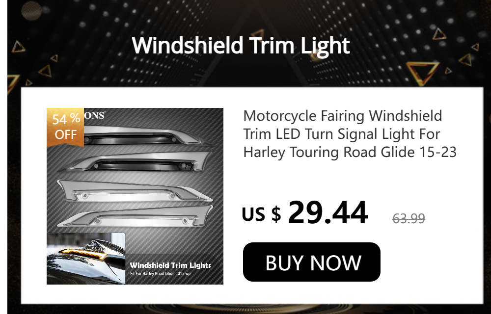 Motorcycle LED Turn Signal Light Fairing Lower Grills Black For Harley Touring Street Glide Road Glide Electra Glide FLHTK FLTRU
