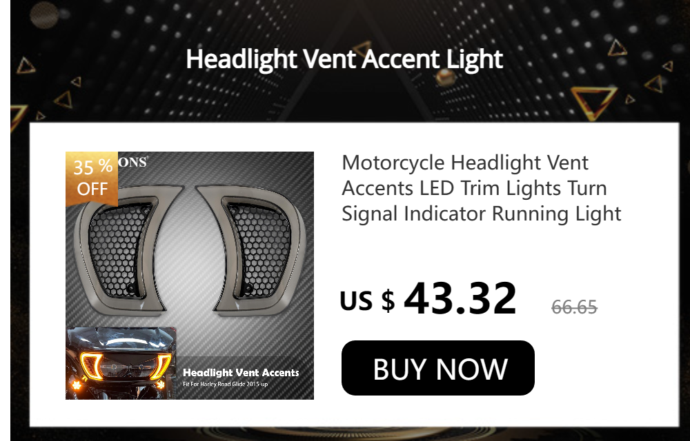 Motorcycle LED Turn Signal Light Fairing Lower Grills Black For Harley Touring Street Glide Road Glide Electra Glide FLHTK FLTRU