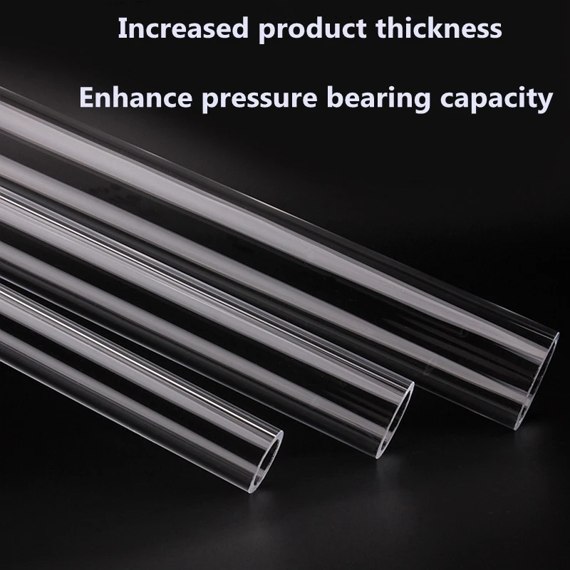 1~3PCS Acrylic Pipe Fitting Elbow Tee End Cap Transparent Plexiglass Fish Tank Joints Water Tank Accessories Acrylic Connector