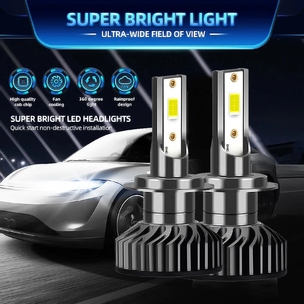Car Headlight CSP 32000LM 160W H4 LED H7 Canbus H1 H3 H8 H11 9005 9006 9007 880 8000K 6000K Car Auto Headlamp Led Lights For Car