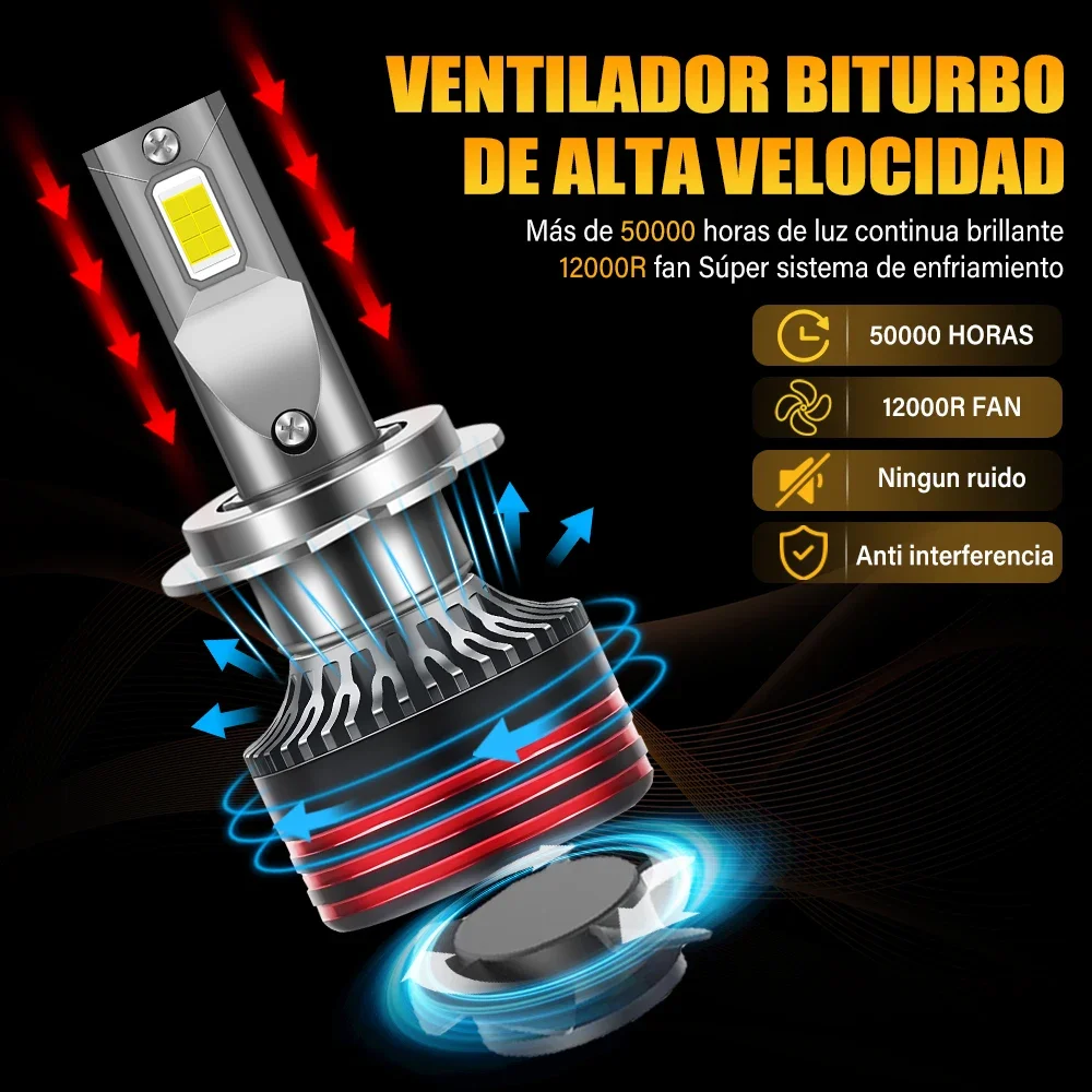 Car Headlight CSP 32000LM 160W H4 LED H7 Canbus H1 H3 H8 H11 9005 9006 9007 880 8000K 6000K Car Auto Headlamp Led Lights For Car