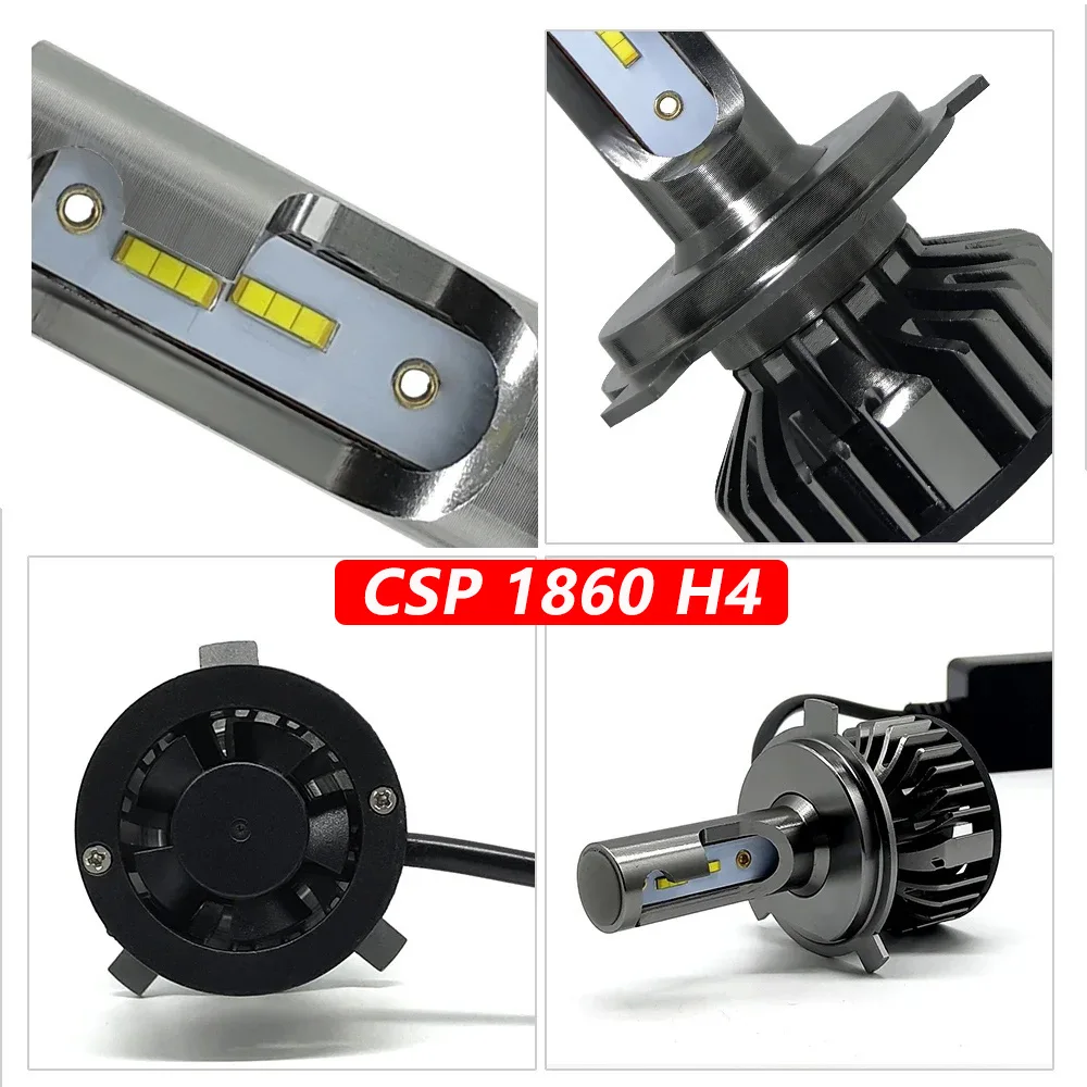 Car Headlight CSP 32000LM 160W H4 LED H7 Canbus H1 H3 H8 H11 9005 9006 9007 880 8000K 6000K Car Auto Headlamp Led Lights For Car