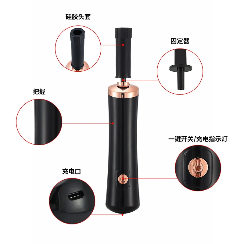 Usb Recharge Eyelash Glue Shaker Electric Wake-Up Device Polish Tattoo Ink Pigment Liquid Shaking Machine Lash Extension Tool