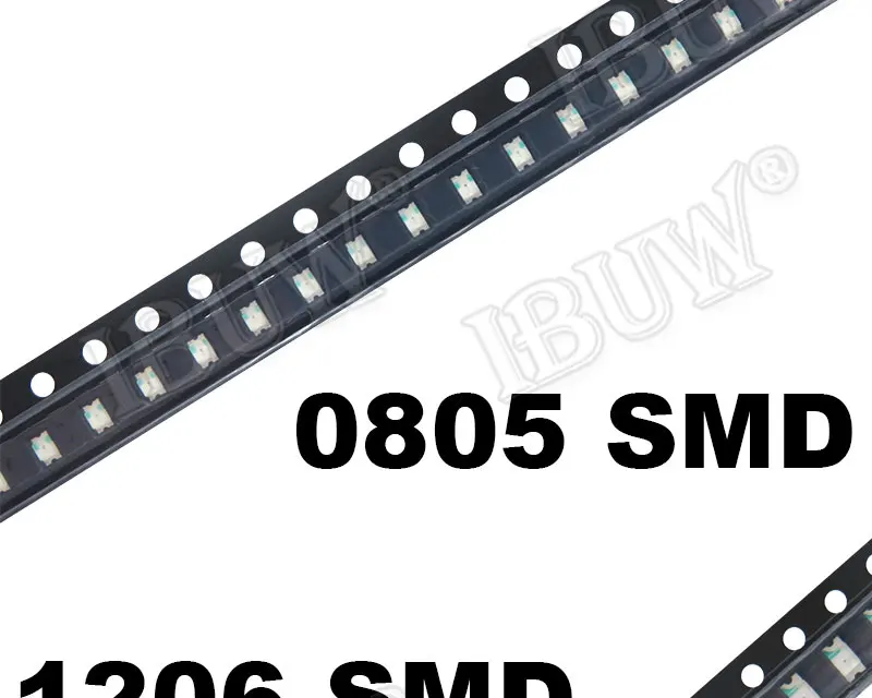 100pcs 0402 0603 0805 1206 1210 3528 5050 5730 smd led Red Yellow Green White Blue light emitting diode Clear LED Light Diode 