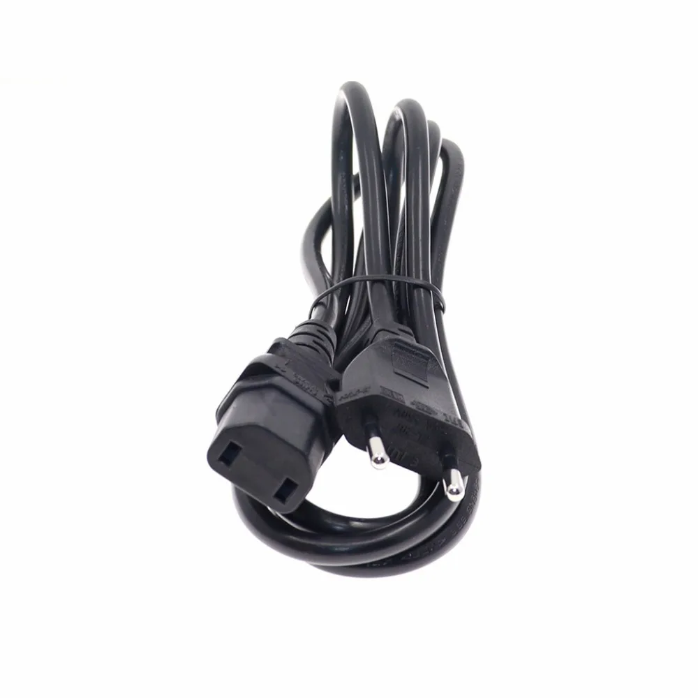 Universal 2Prong Male Plug To IEC320 C17 Female Adapter AC Power Cord For PS4 Pro EU/US Standard Power Supply Charging Cable