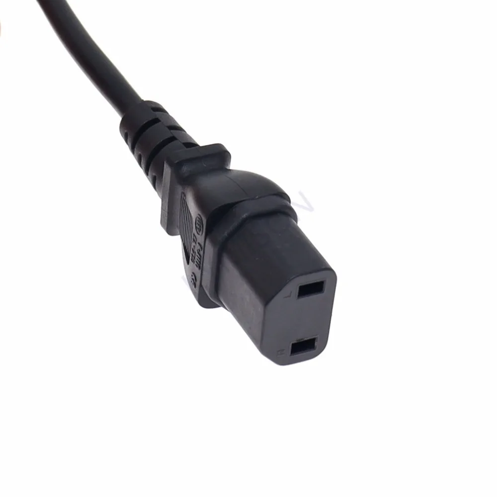 Universal 2Prong Male Plug To IEC320 C17 Female Adapter AC Power Cord For PS4 Pro EU/US Standard Power Supply Charging Cable