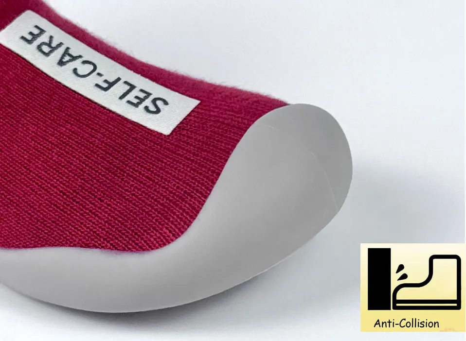 Baby Sock Shoes Non-slip Toddler Walking Shoes Infant Floor Socks Soft Rubber Sole First Walker Breathable Booties Boys Girls